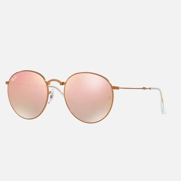Ray-Ban RB3532 Round Metal Folding Sunglasses - Picture 1 of 11